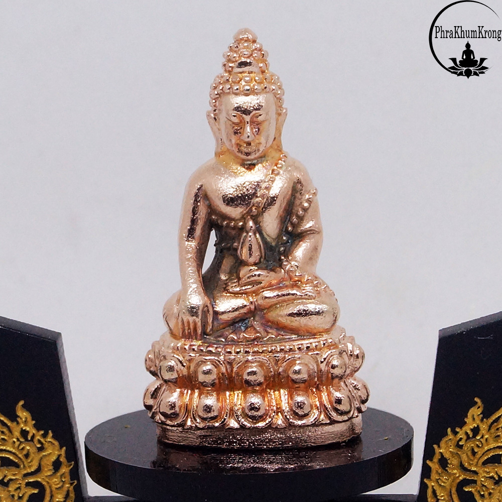 พระกริ่งรวยทันใจ หลวงปู่บุญมา โชติธัมโม สำนักสงฆ์เขาแก้วทอง จ.ปราจีนบุรี เนื้อกะไหล่นาค