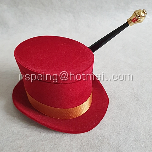 หมวกกล่อดนตรีใส่เครื่องประดับพร้อมปากกา ธนาคารกรุงเทพ Johnny Hat Type Musical Jewel Case with Pen