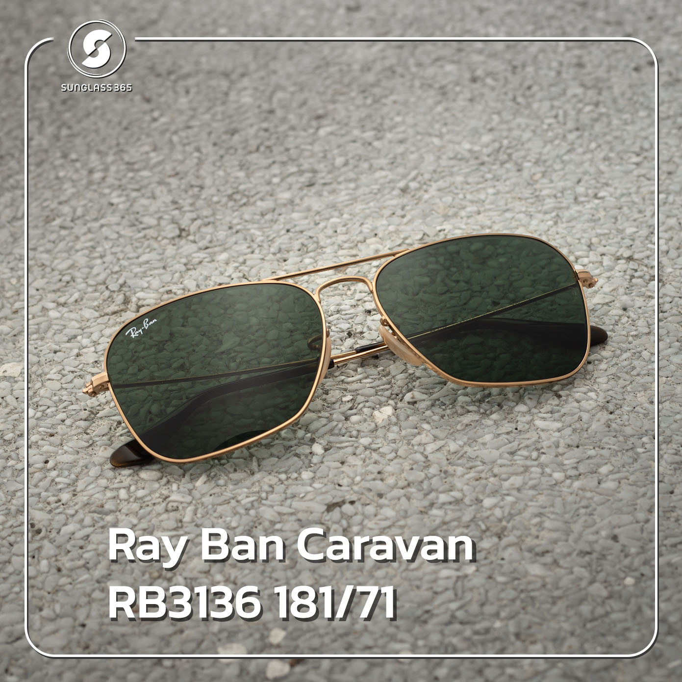 Ray Ban RB3136 181 Caravan 58mm