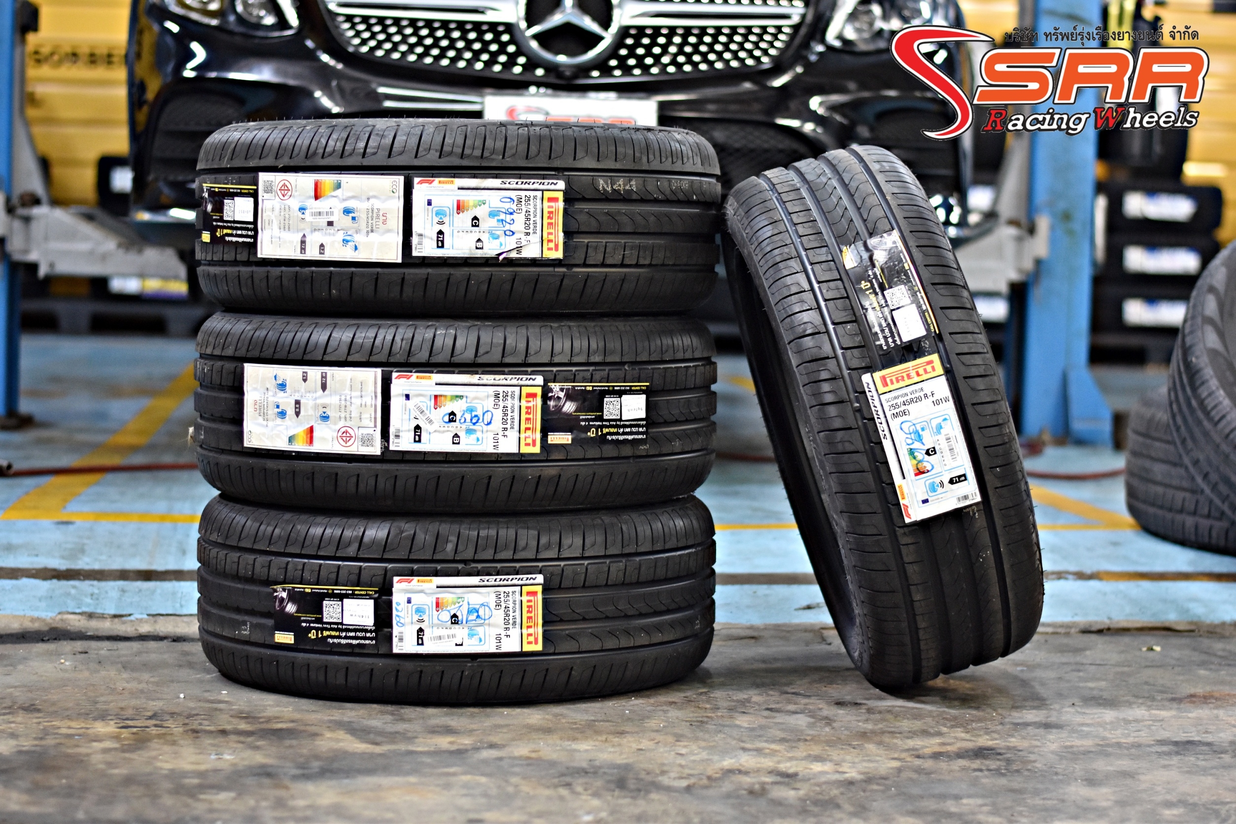 PIRELLI VERDE (MOE) RUNFLAT 255/45R20 ปี20