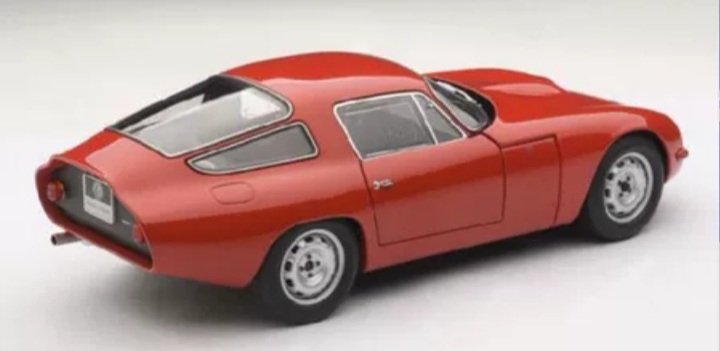 โมเดลรถเหล็ก โมเดลรถยนต์ alfa romeo tz 1963 2