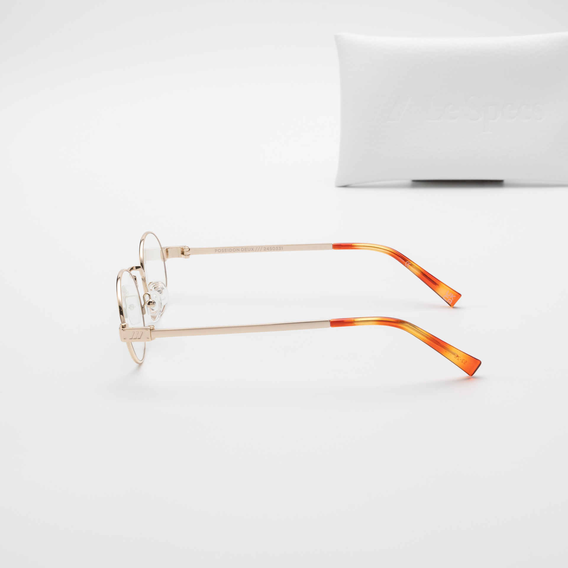 แว่นกันแดด Le Specs LSP2450331 POSEIDON DEUX Gold Blue Light