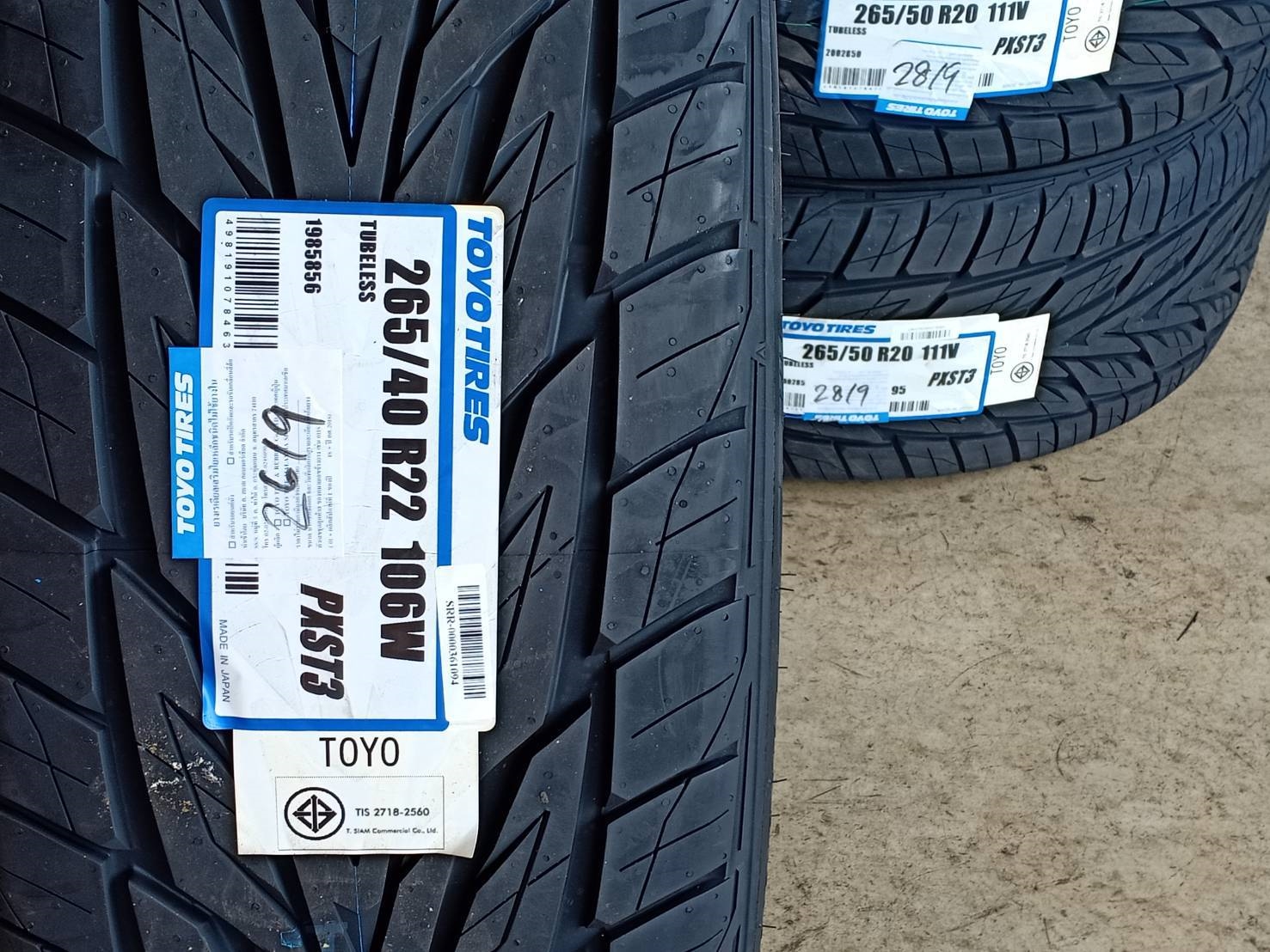 TOYO ST3 265/40-22 ปี19 มาใหม่ ราคาลดเยอะ