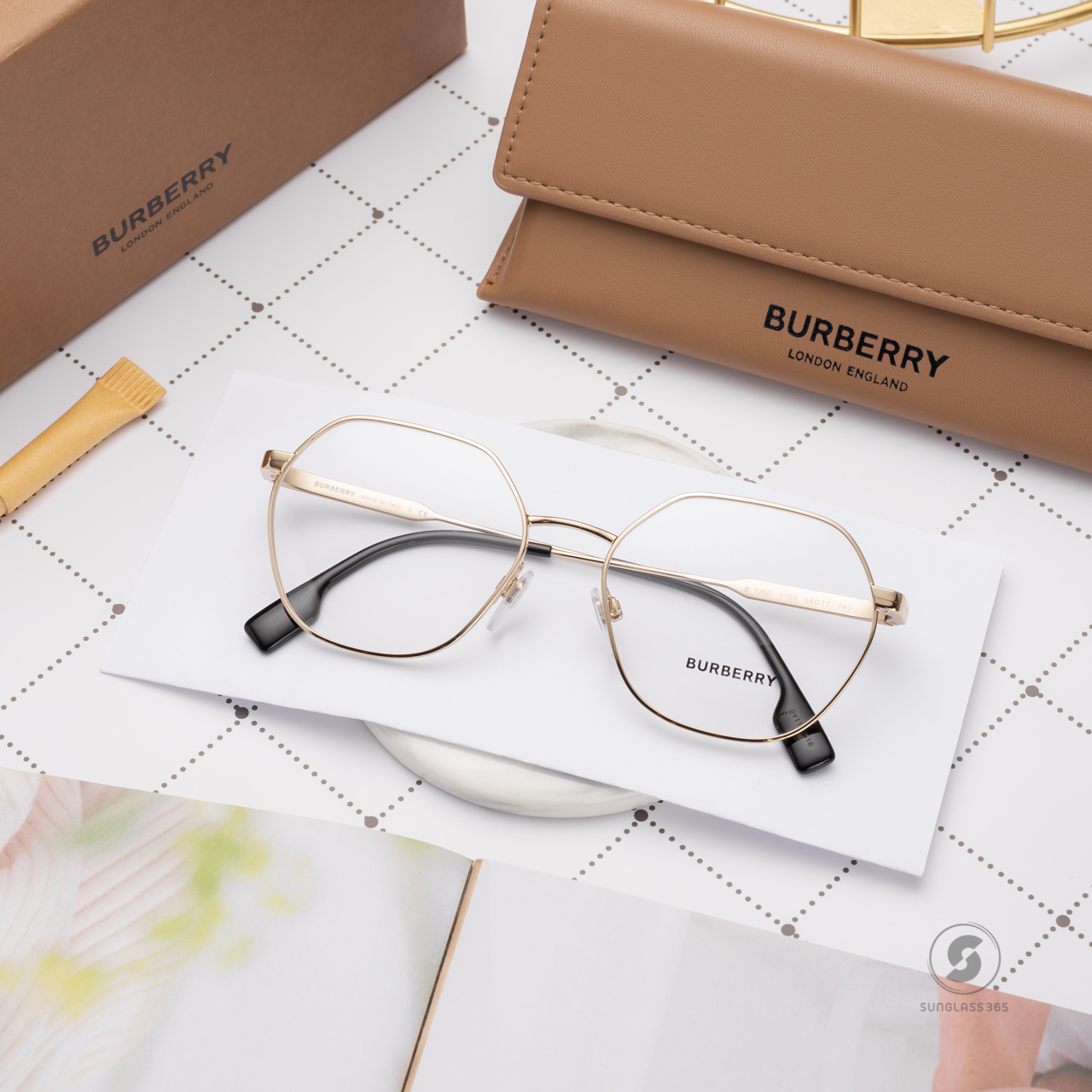 BURBERRY BE1350 Erin 1109 Light Gold