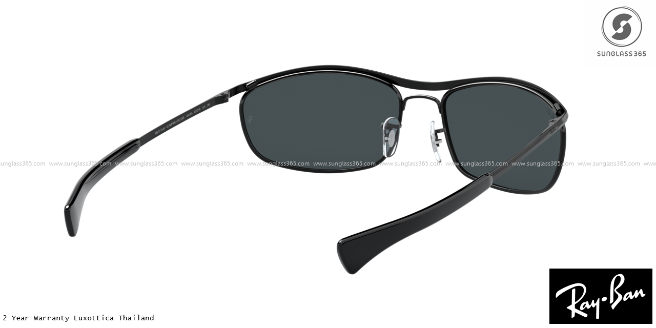 RayBan RB3119M Olypian I deluxe 002/R5 Black/Blue
