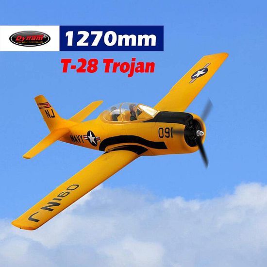 Dynam T28 Trojan Yellow 1270mm.PNP Combo Set