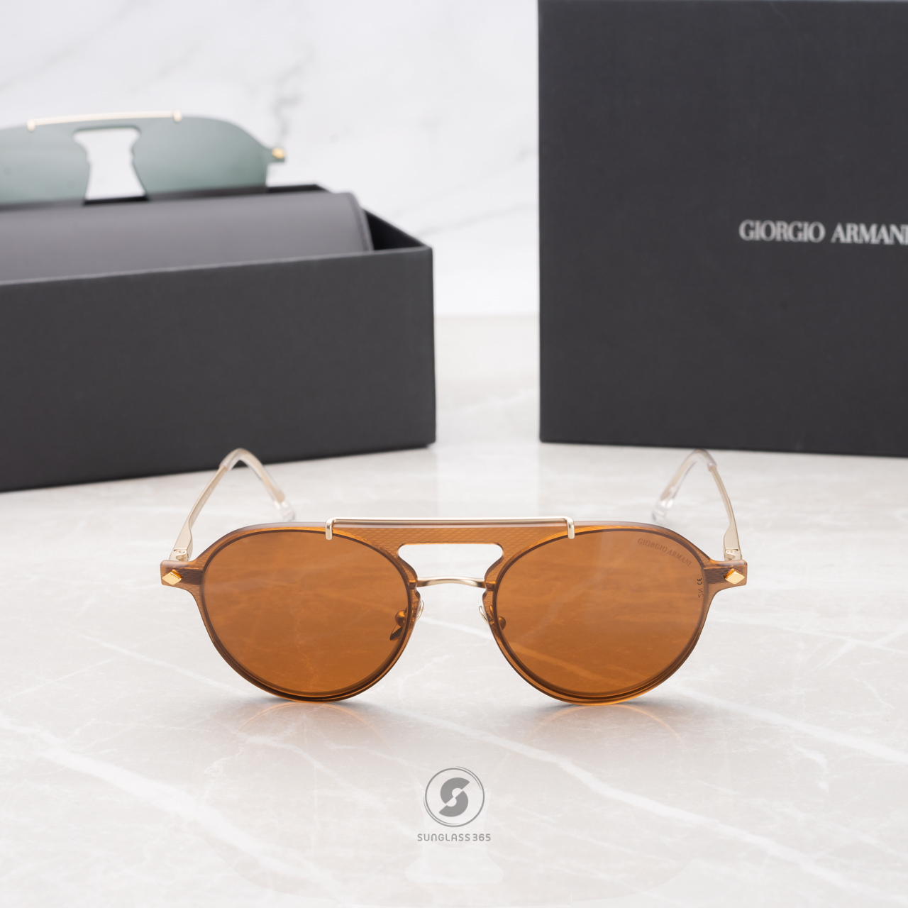 กรอบแว่น Giorgio Armani AR6107 30021W + Clip On