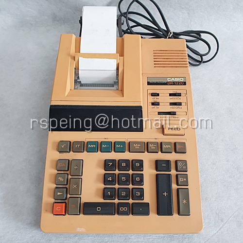 เครื่องคิดเลข CASIO แบบพิมพ์ผลทางกระดาษ รุ่น DR-1220