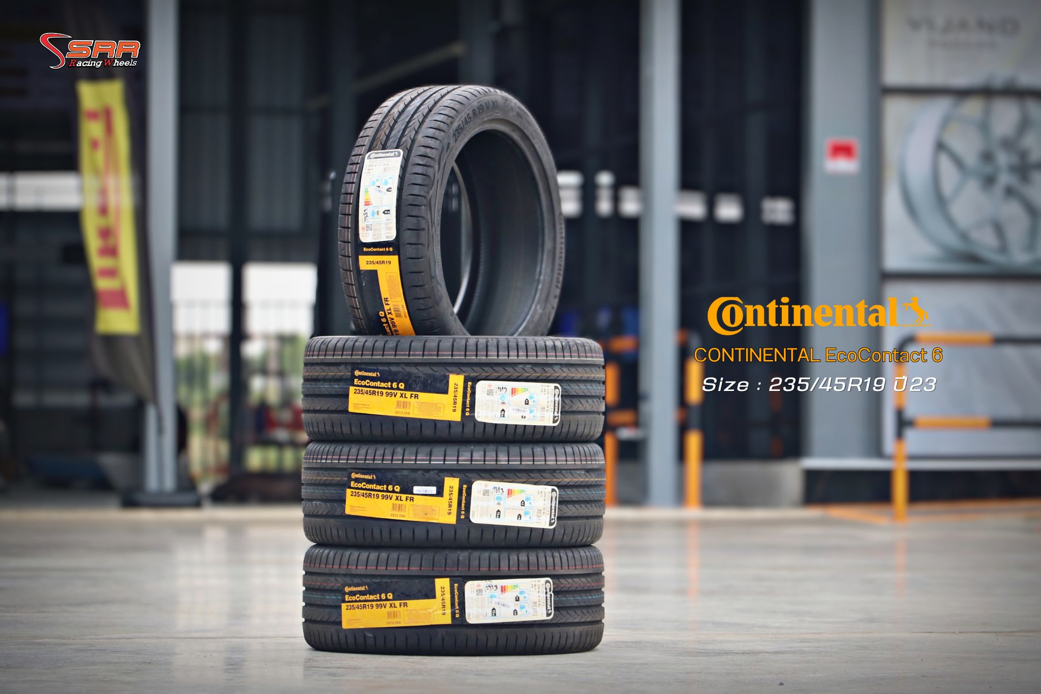 CONTINENTAL ECO CONTACT 6 ขนาด 235/45R19 ปี2023