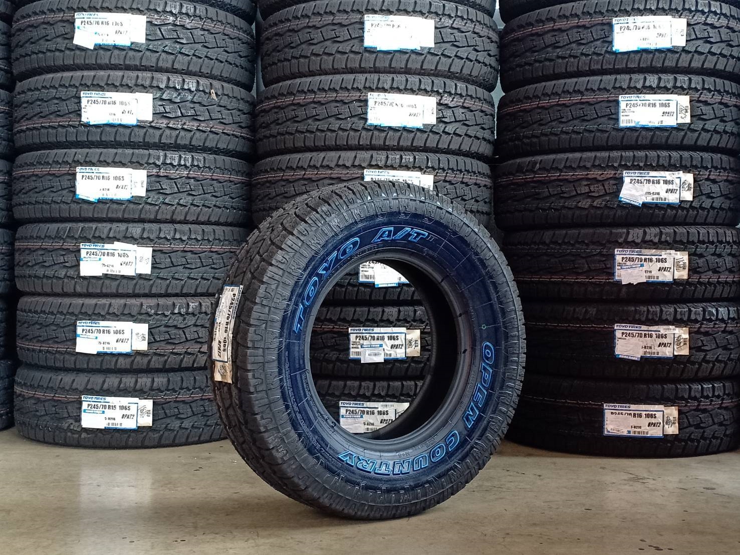 TOYO OPAT2 245/70-16 เส้น 3,xxx ปกติ 6500 ปี18 ยางญี่ปุ่น ลดราคา