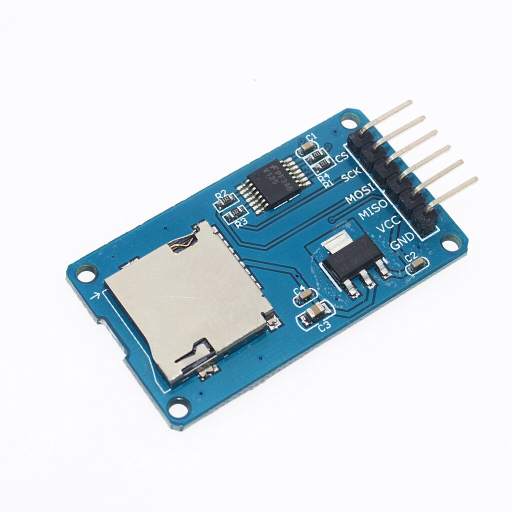 Micro SD card mini TF card reader module (โมดูลบันทึกข้อมูล)
