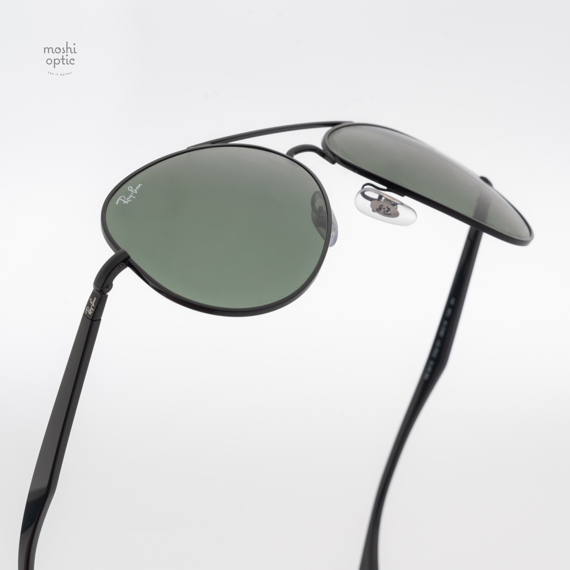 Ray Ban RB3675 001/31 Black Green