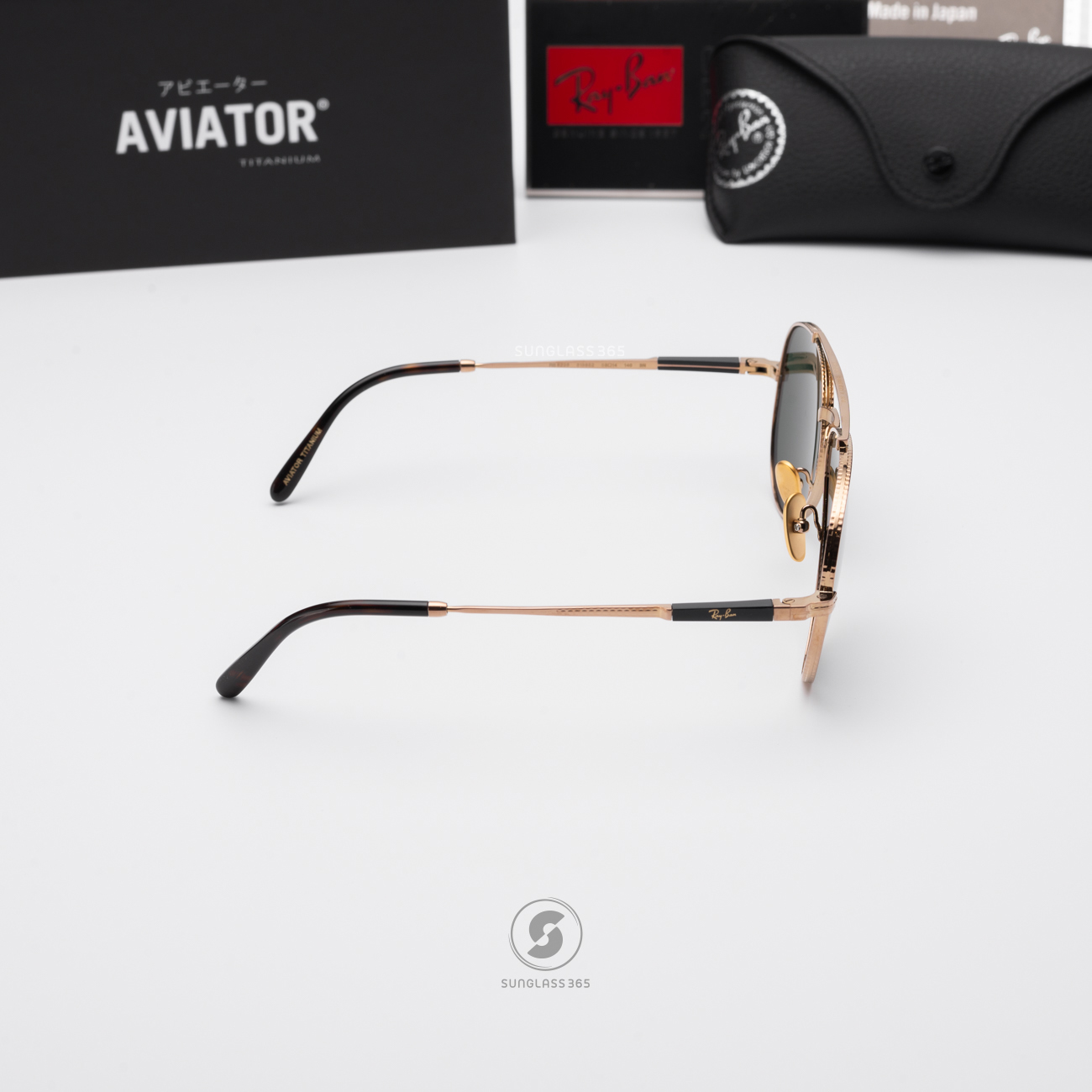 RAY-BAN RB8225 313852 Aviator Titanium Arista