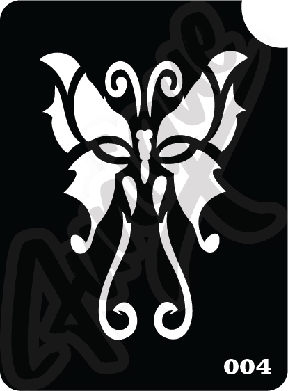 SET 6 Stencil บล็อกสติกเกอร์ รอยสักกากเพชร เพ้นท์กากเพชร กลิตเตอร์ Funique สติ๊กเกอร์ แบบลาย DIY งานประดิษฐ์