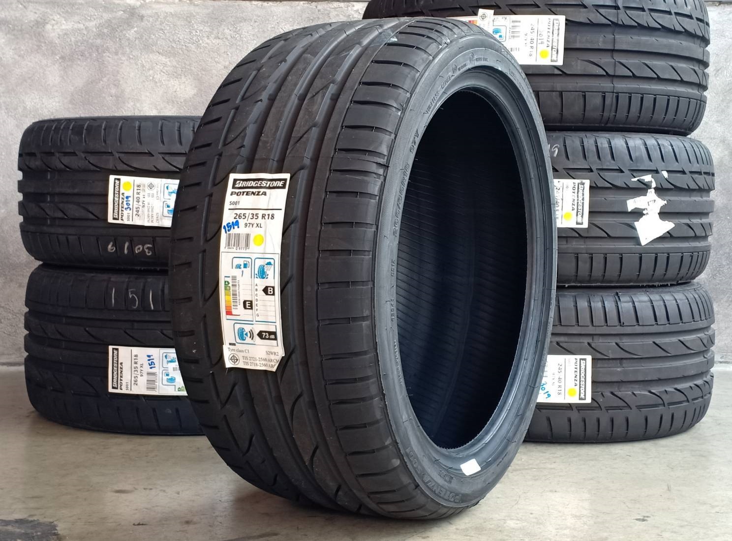ยางใหม่ BRIDGESTONE POTENZA S001 265/35-18 ราคาพิเศษ