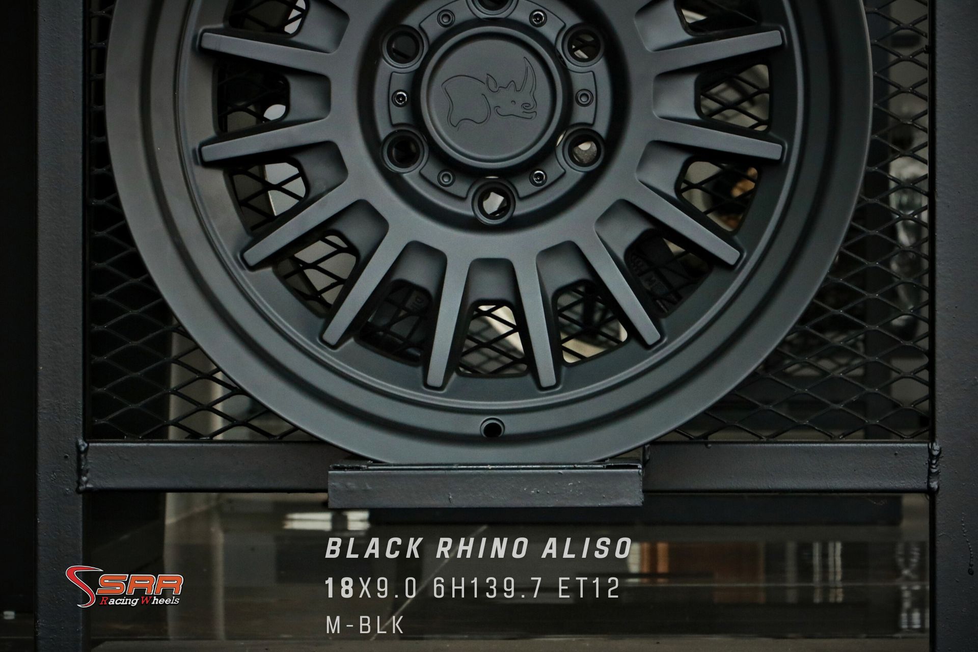 BLACK RHINO ALISO ขอบ18 6รู139.7 สีดำโหดๆ