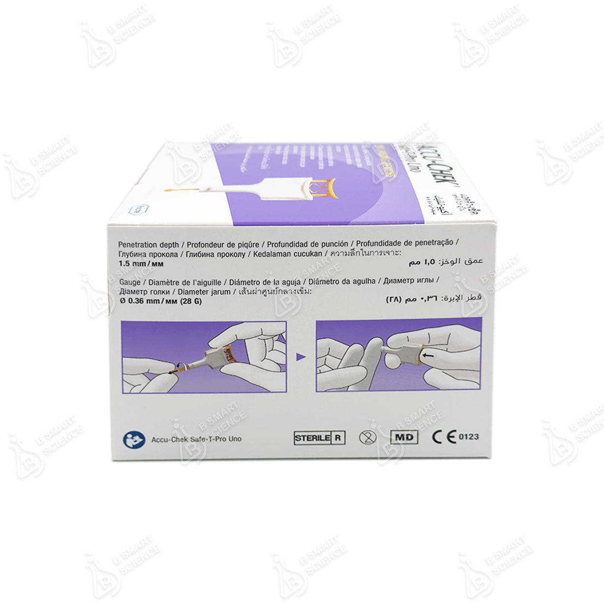 เข็มเจาะเลือด Accu-Chek Safe-T-Pro Uno