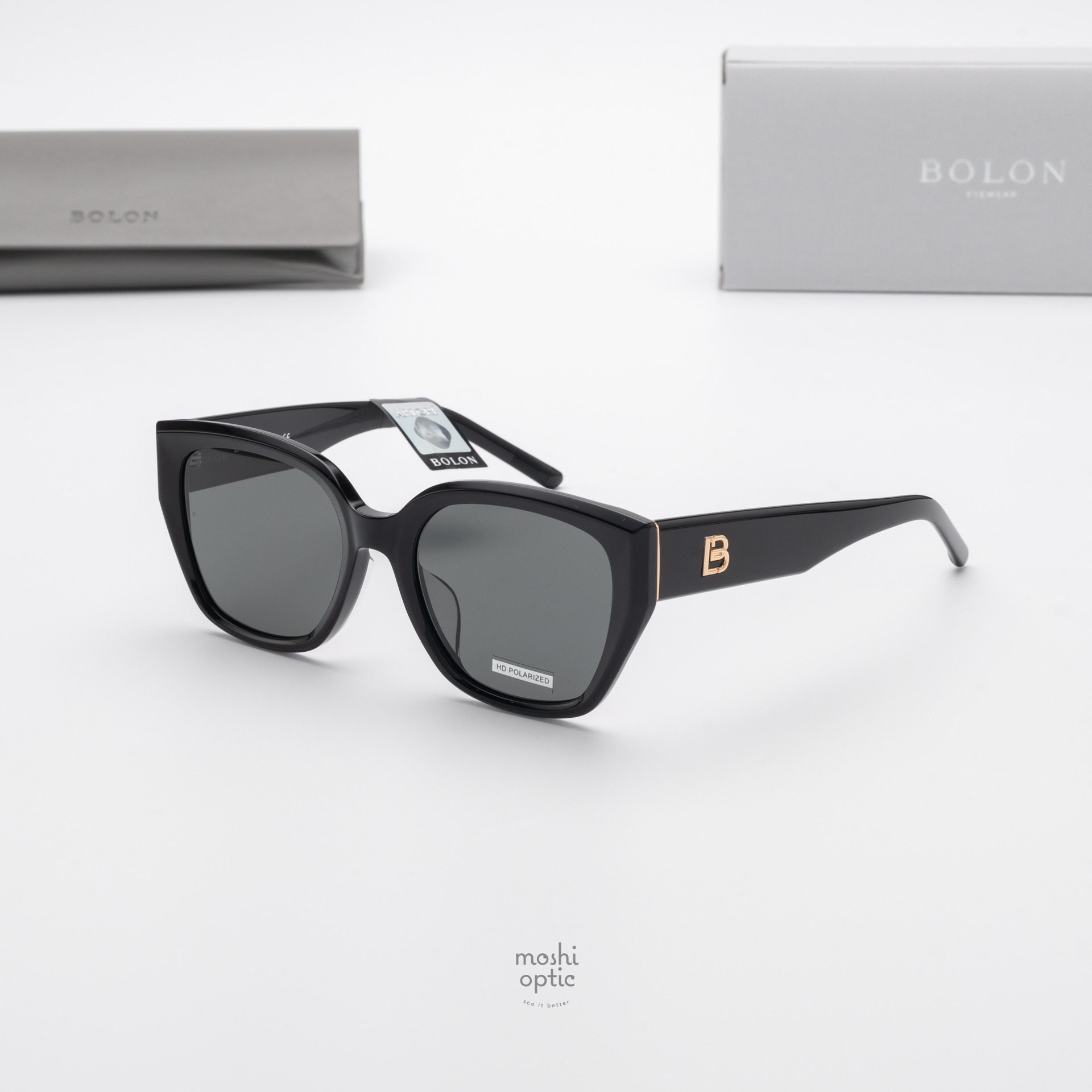 แว่นกันแดด BOLON รุ่น Zermatt C10 Shiny Black