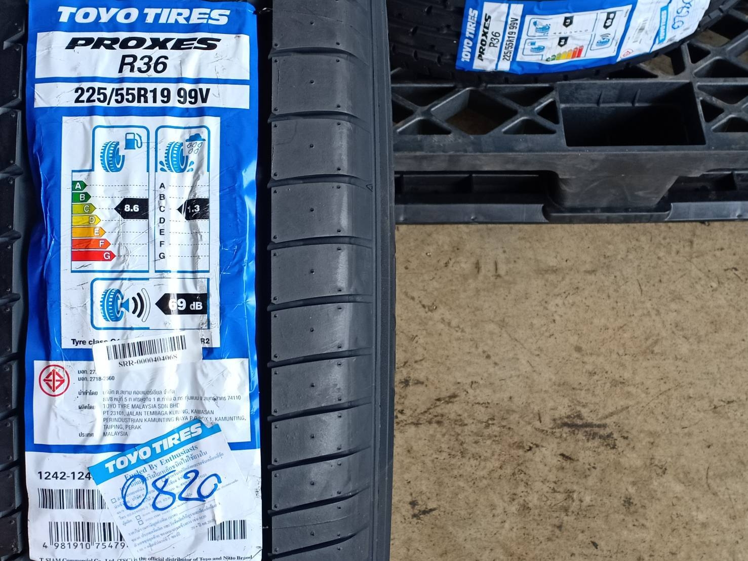 TOYO 225/55R19 PROXES R36 99V MADE IN MALAYSIA