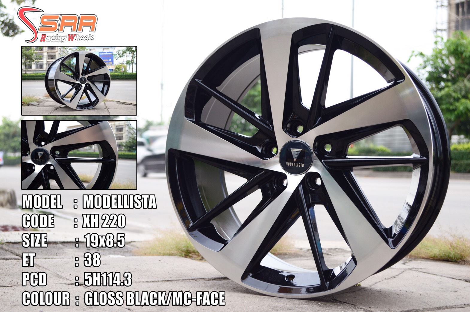 MODELISTA-II ตัวใหม่ล่าสุด ขอบ19 พร้อมยาง ลดสุดๆ