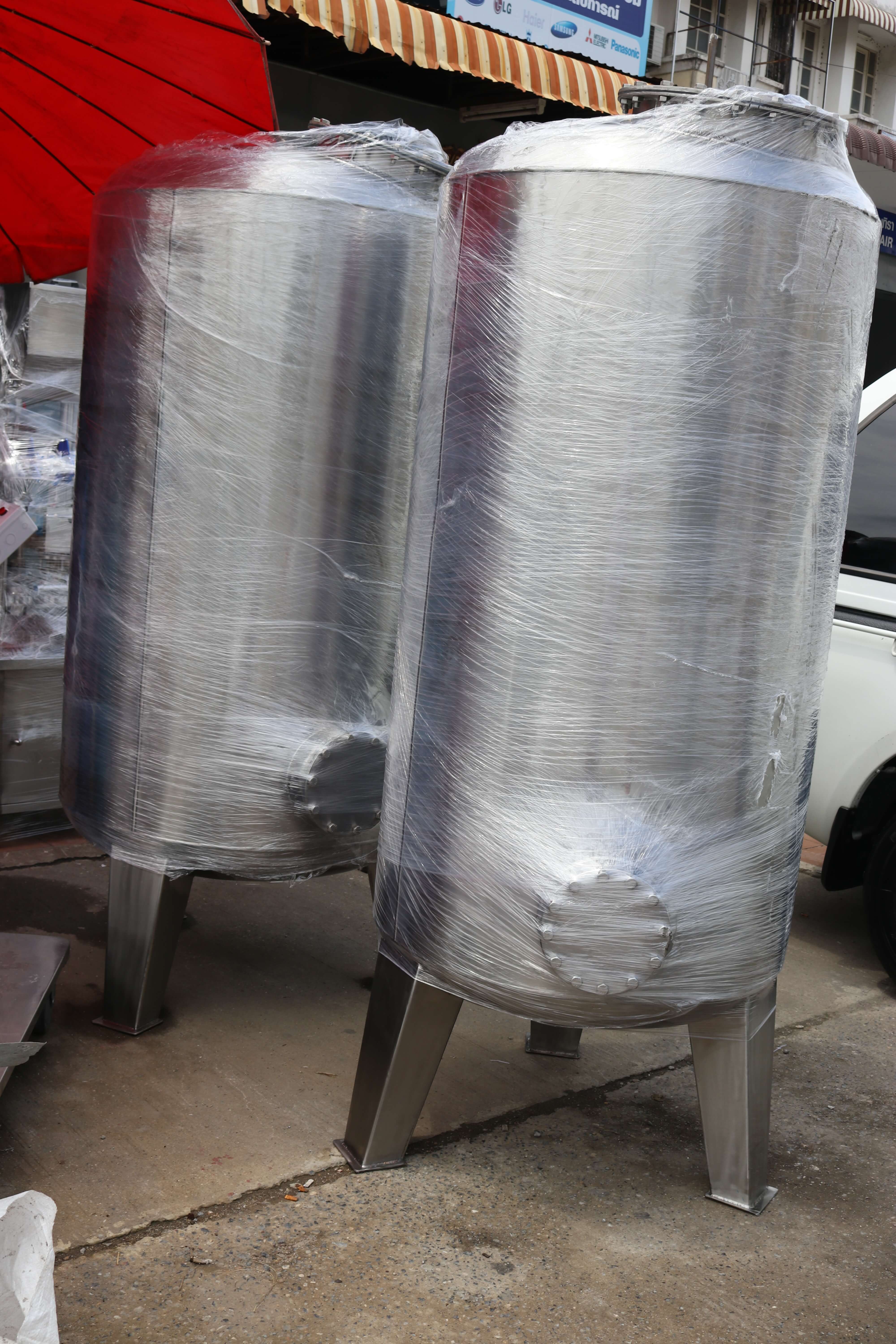 ถังกรองสแตนเลส30นิ้วสูง150หนา2mm