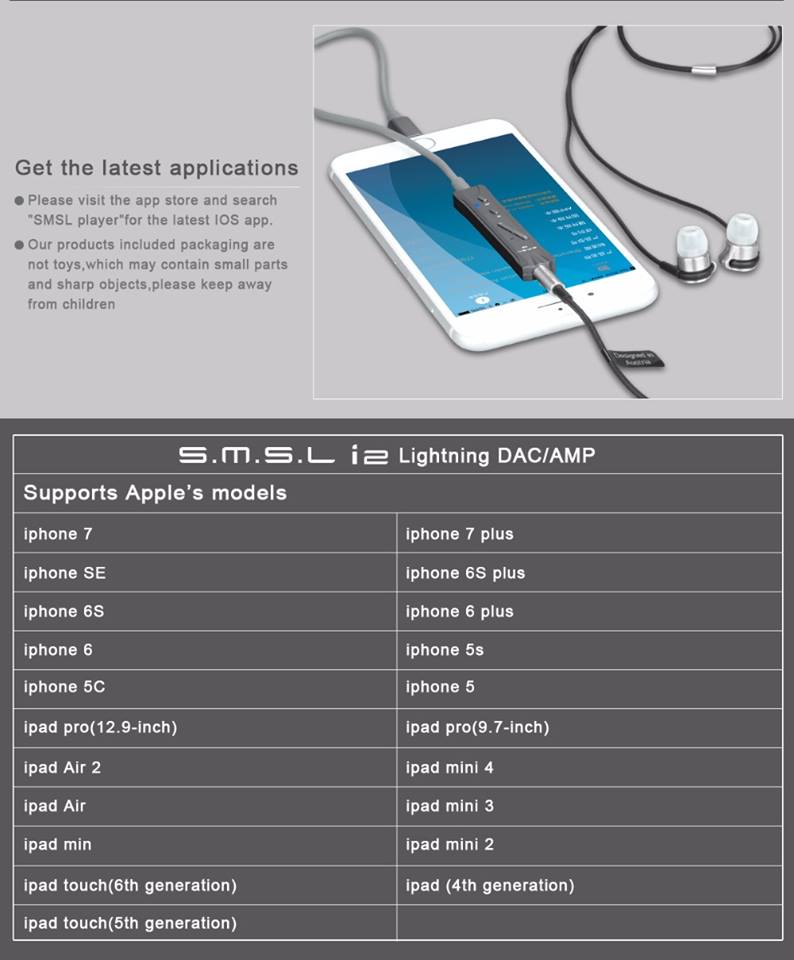 SMSL i2 Lightning DAC/Amps
