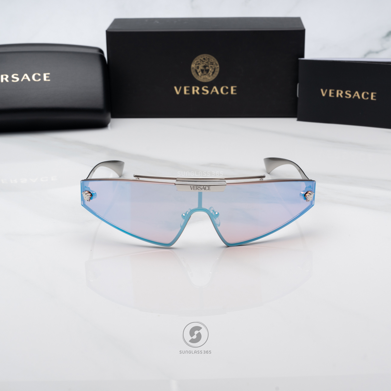 แว่นกันแดด Versace VE2265 100011 Silver with 2 Lens