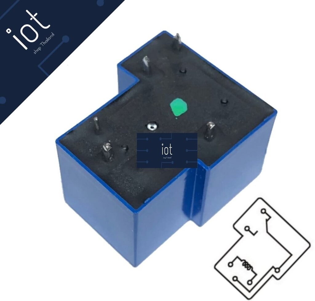 Relay 30A 12V รีเลย์ 12 โวลต์ 250V 6 pin