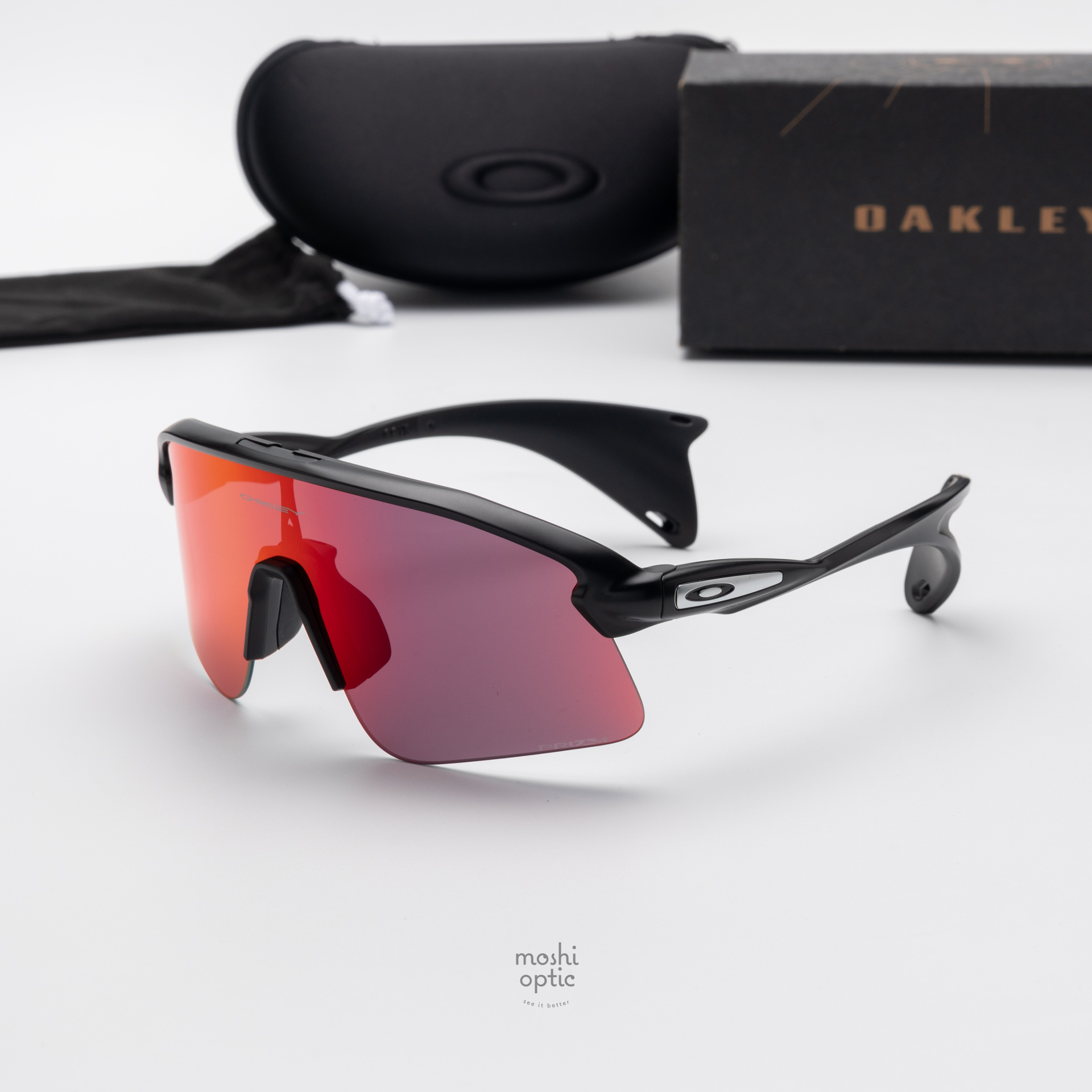 OAKLEY STUNT DEVIL OO9517-02 Matte Black Prizm Road