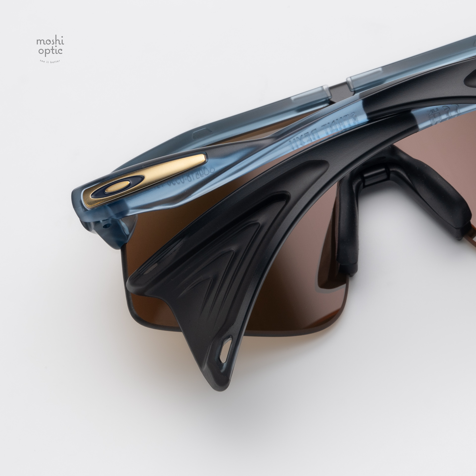 OAKLEY STUNT DEVIL S OO9518-05 Matte Transpanret Abyss Prizm 24K