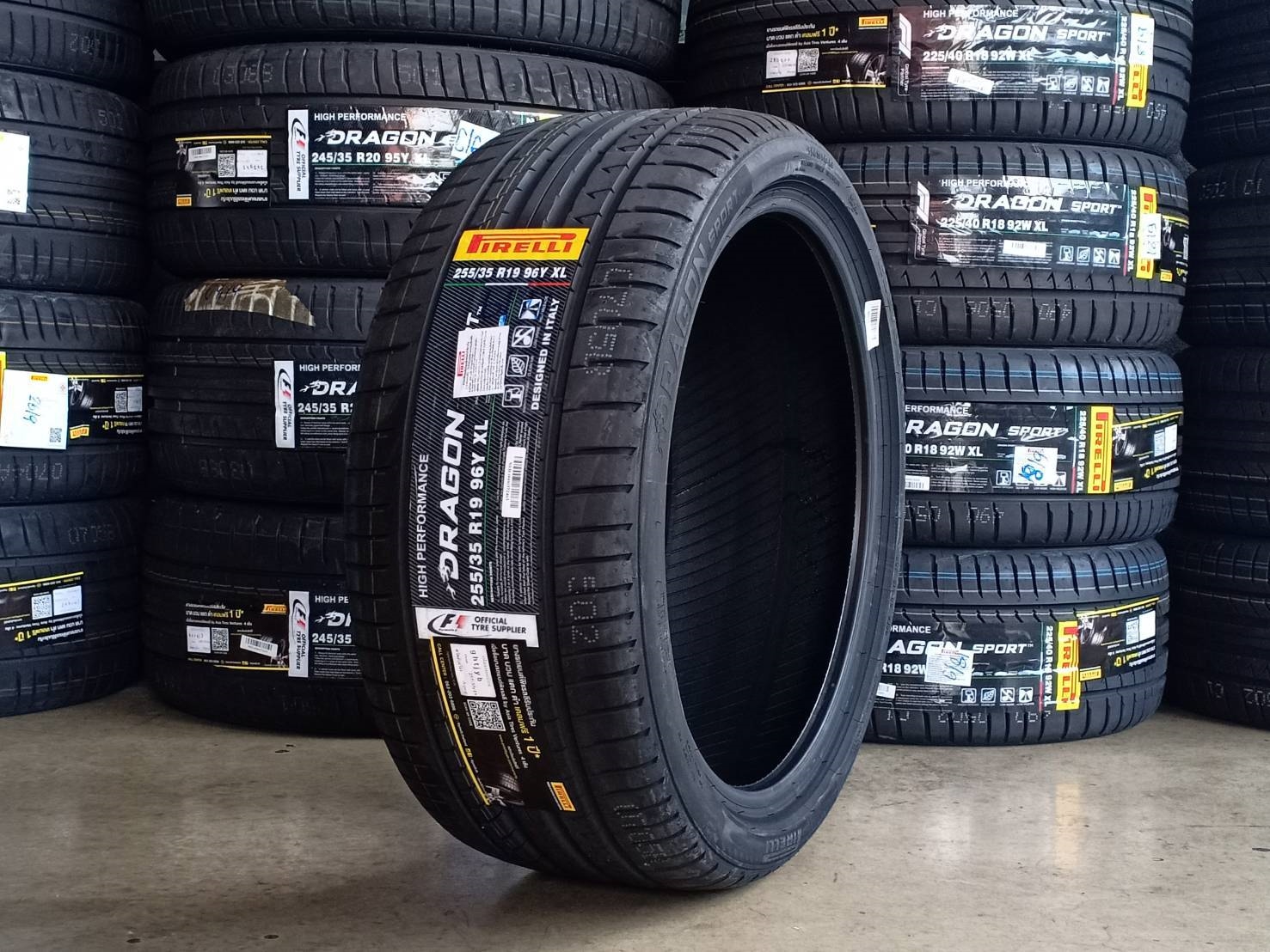 PIRELLI DRAGON SPORT 255/35R19 96Y (ปี19)