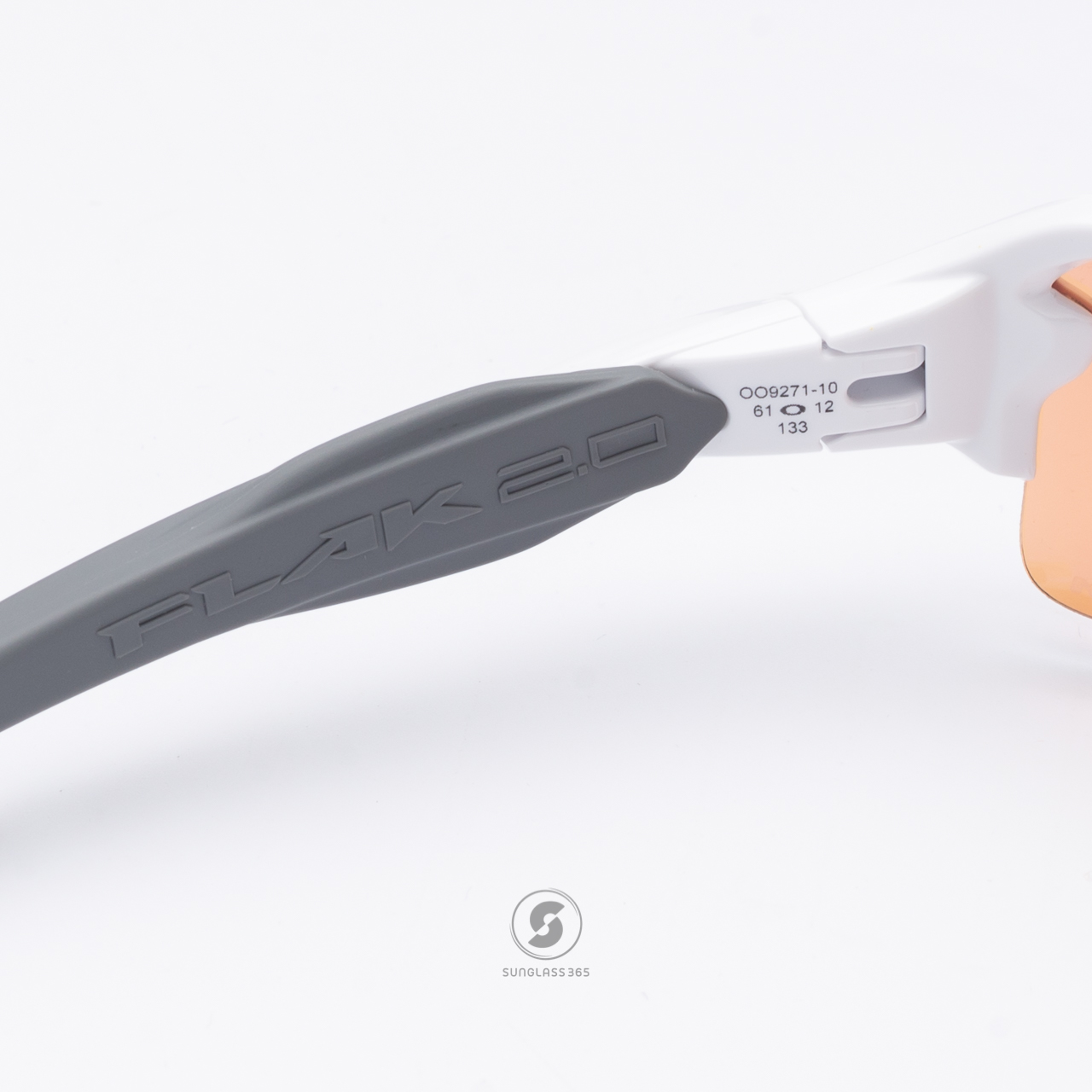 Oakley OO9271-10 Flak 2.0 (A) Polished White Prizm Golf