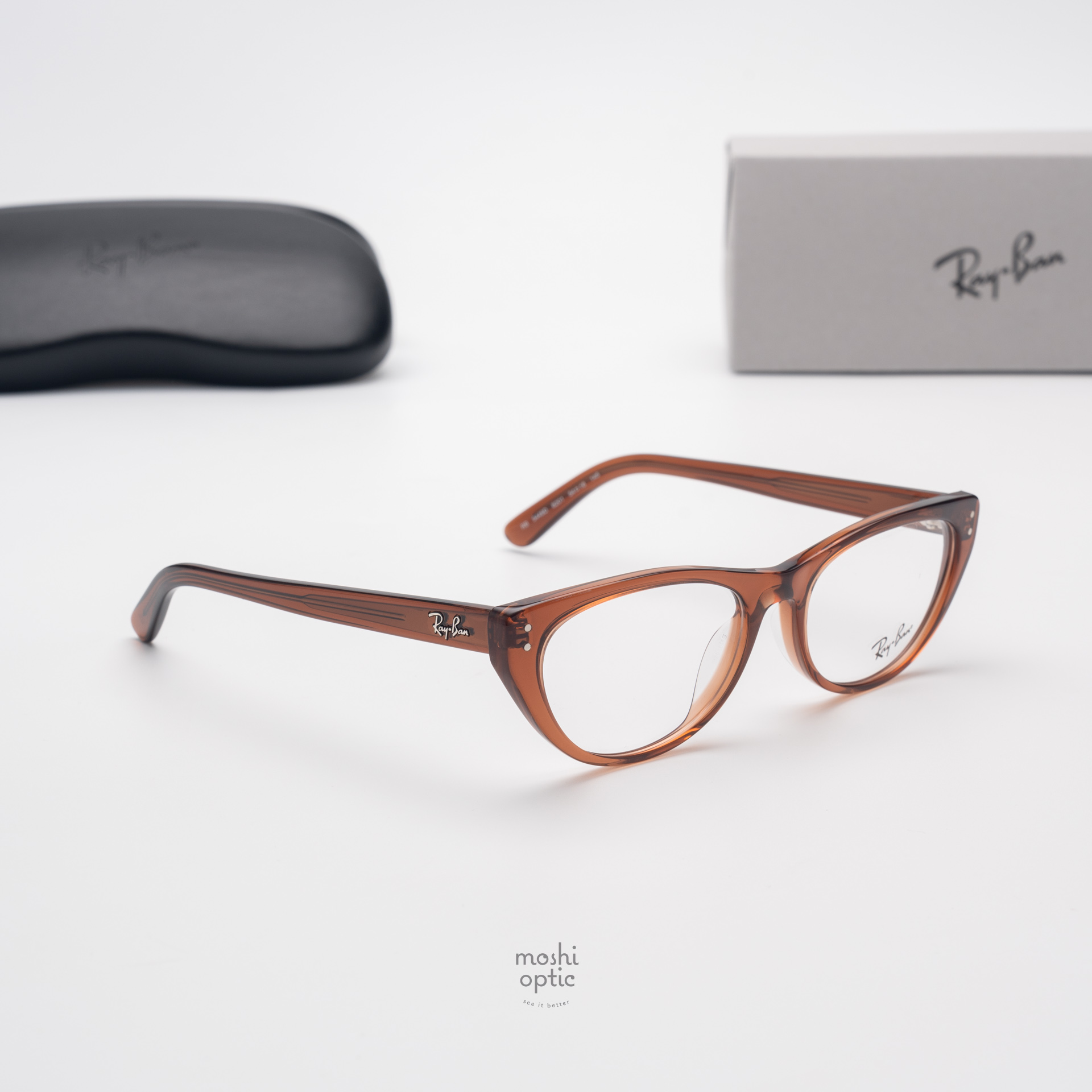 Ray-Ban RX5449D 8201 Transparent Brown