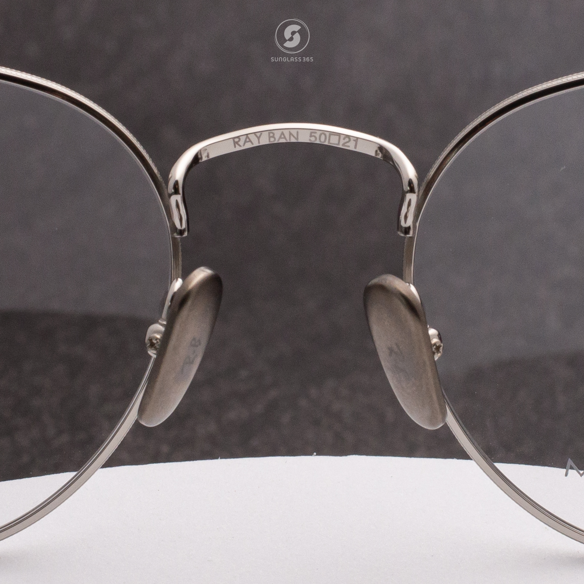 Ray-Ban RX8247V Round Titanium 1224 Silver