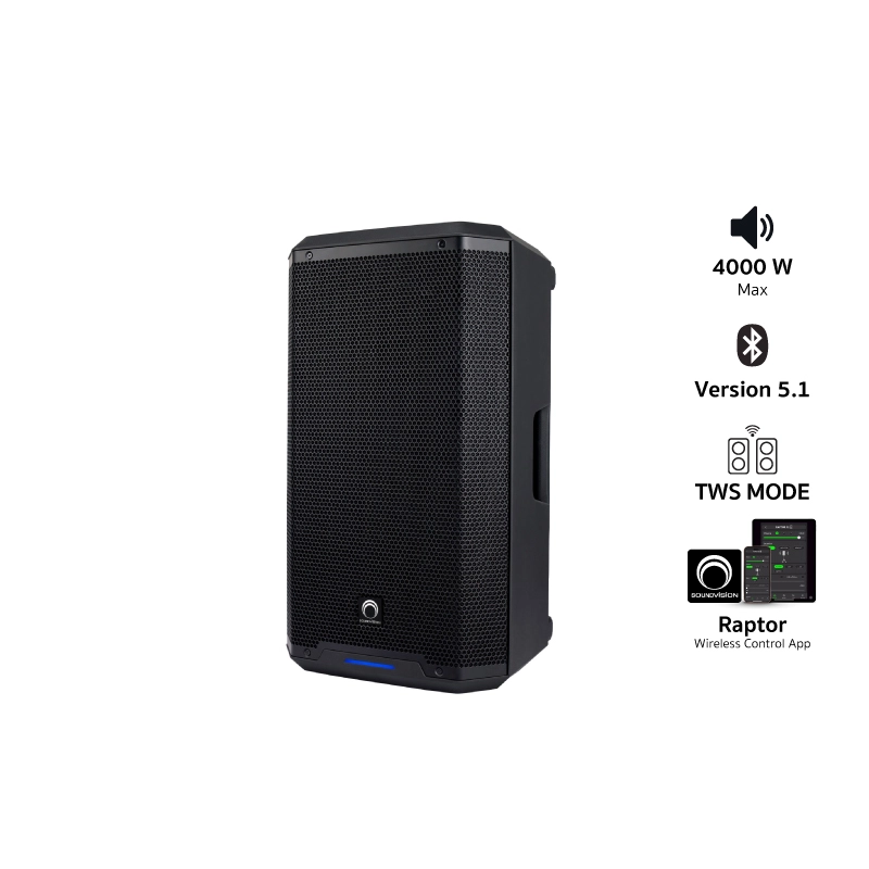 SOUNDVISION RAPTOR RT-12 ลำโพง Active ขนาด 12 นิ้ว แบบ 2 ทาง 4000 วัตต์
