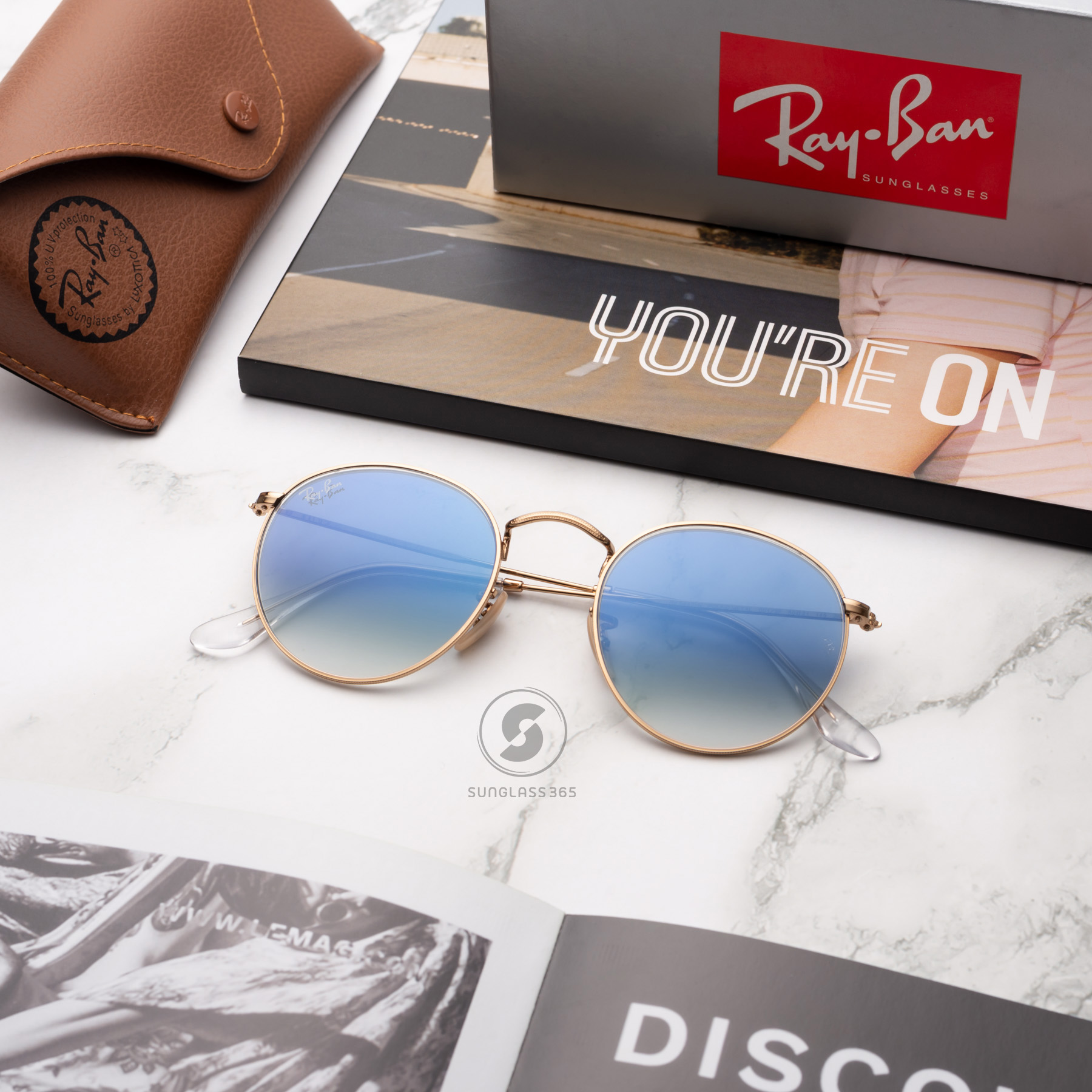 Ray Ban ROUND METAL RB3447N 001/3F Arista