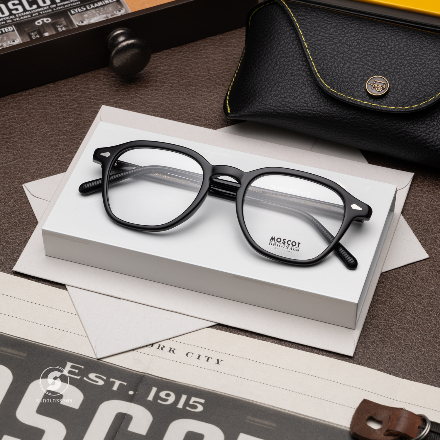 แว่นสายตา Moscot Vantz Black