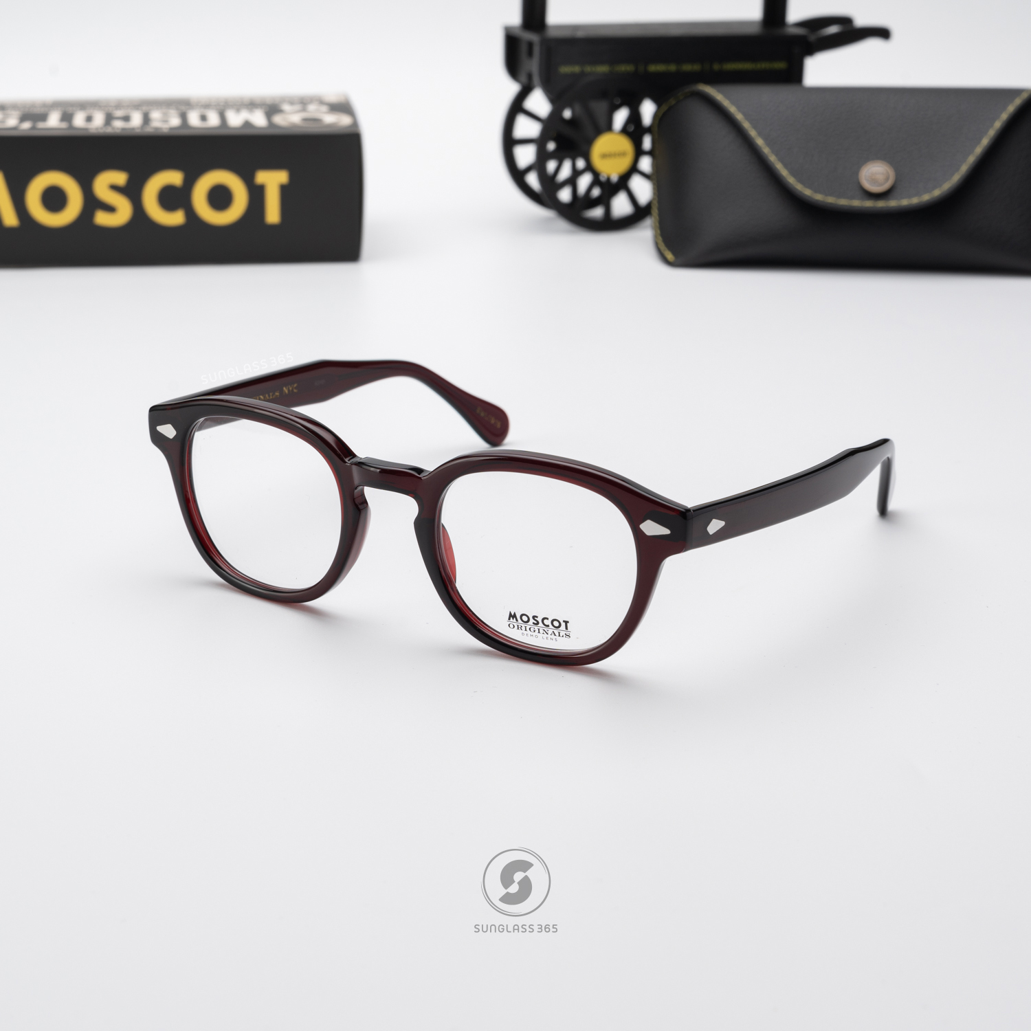 แว่นสายตา Moscot Lemtosh Col. Burgundy