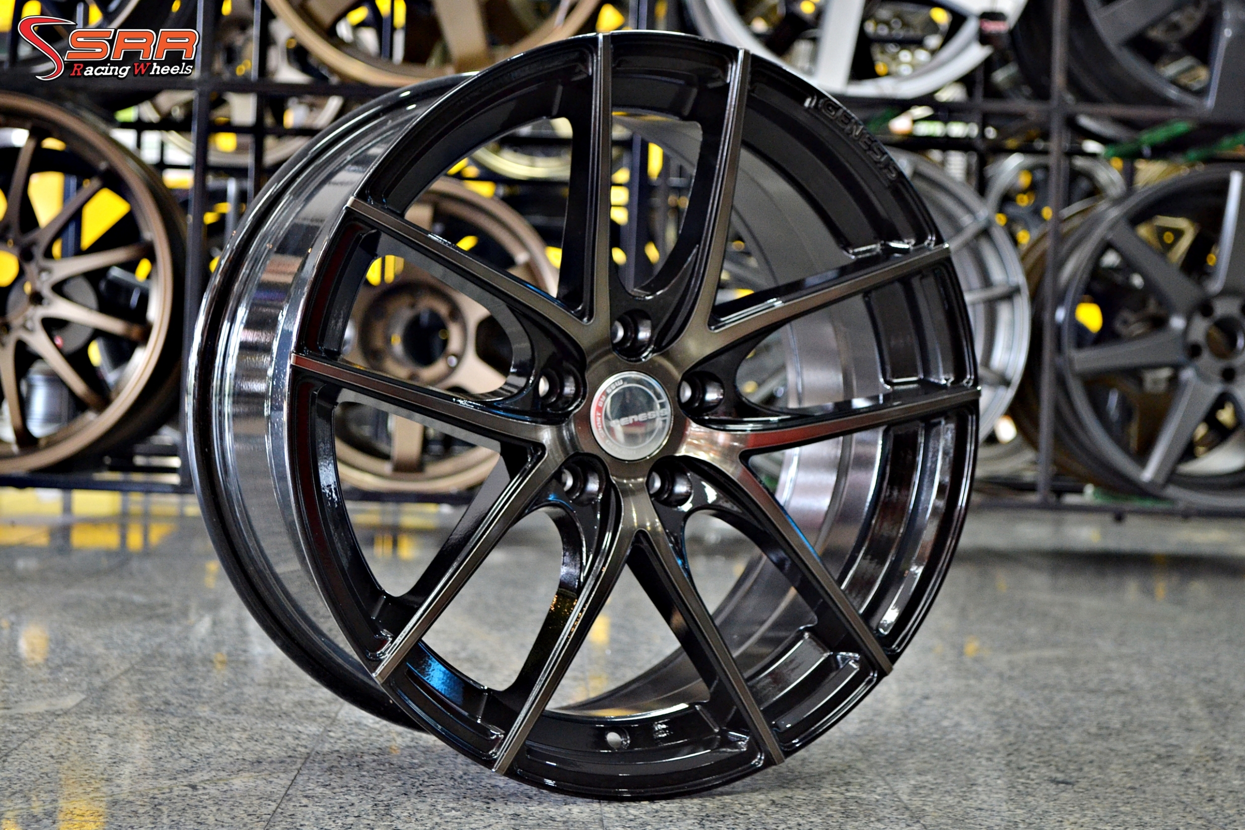 ล้อแม็กซ์ใหม่ GS806 ขอบ18 กว้าง8.5 offset+38 PCD5x112