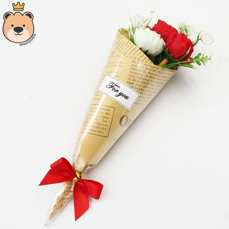 เซ็ตเซอร์ไพรส์แฟนสาว (กระเป๋าสตางค์ + ช่อดอกไม้ + นาฬิกา) พร้อม เม็ดโฟมสีเทา กล่องของขวัญ เปิดฝาสีเงินสุดหรู (ส่งด่วน)