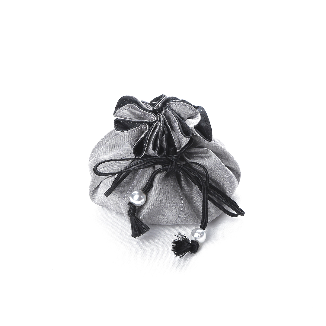 ถุงฟักทอง ฟรุ้งฟริ้ง สำหรับเก็บเครื่องประดับ ขนาดพกพา งานปราณีต