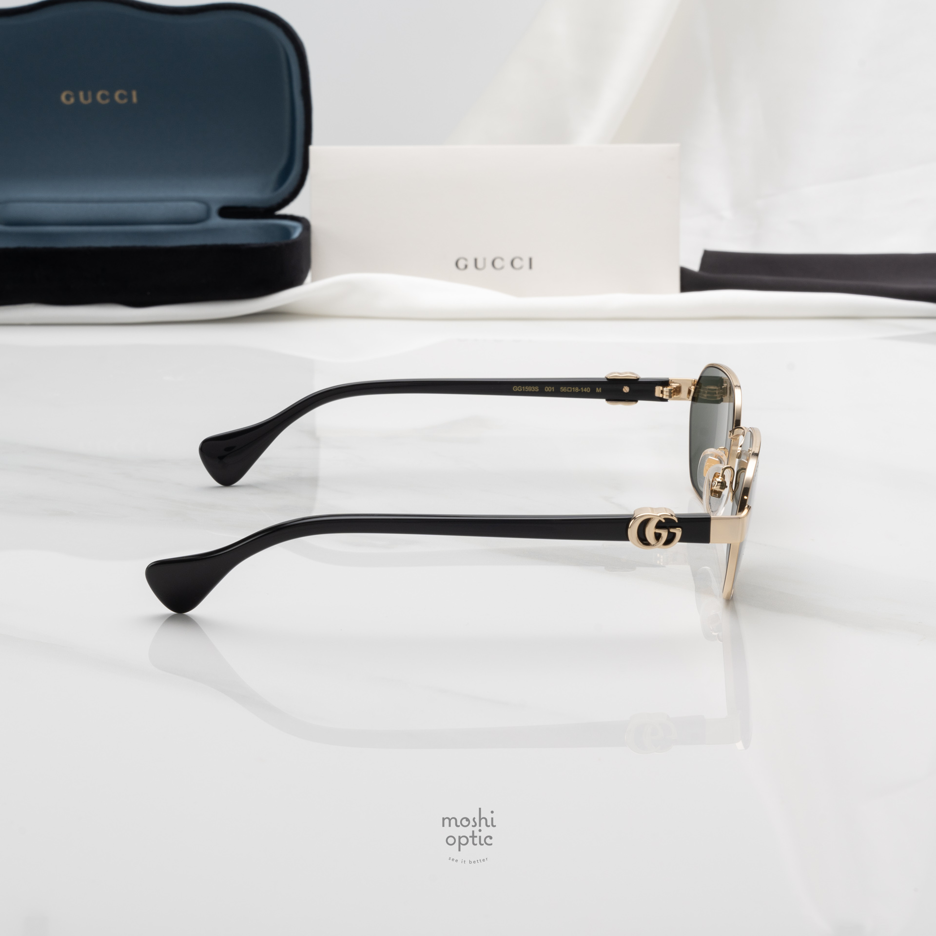แว่นกันแดด Gucci GG1593S 001