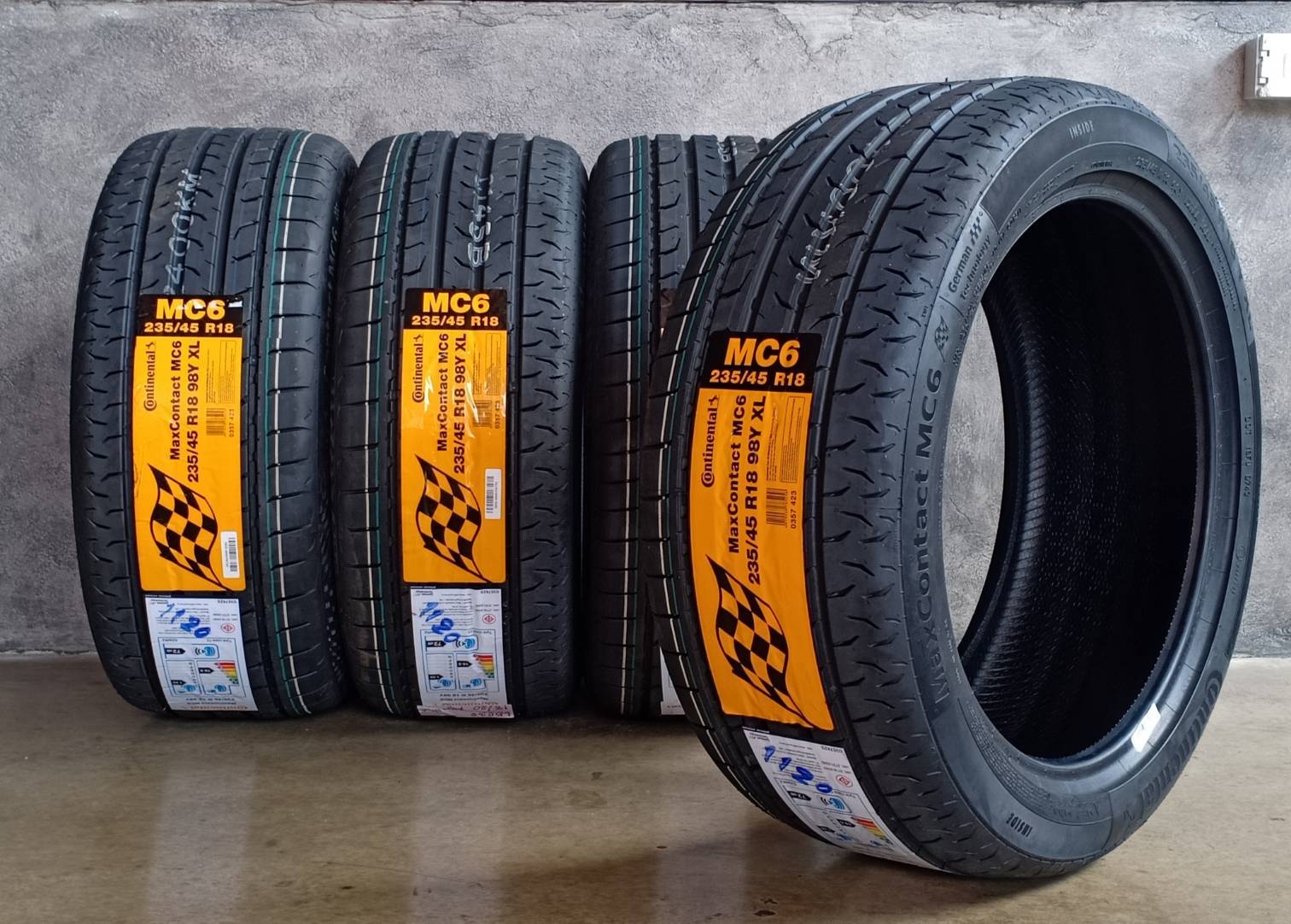 CONTINENTAL 235/45R18 CONTACT MC6 98Y XL MADE IN MALAYSIA