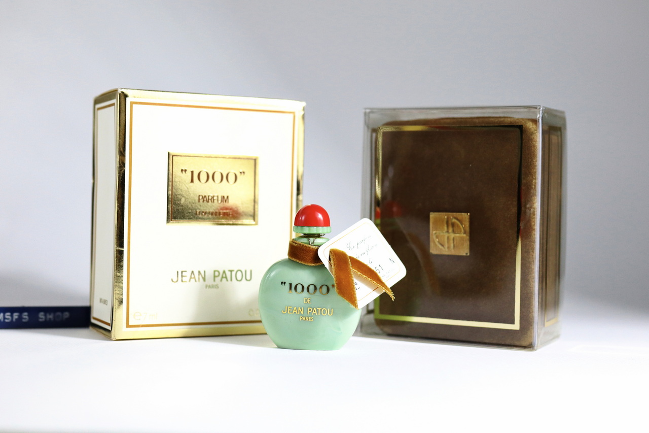 [Vintage] Jean Patou 1000 Parfum 7ml Green Flaconnette Splash แบบแต้ม - น้ำหอม Vintage