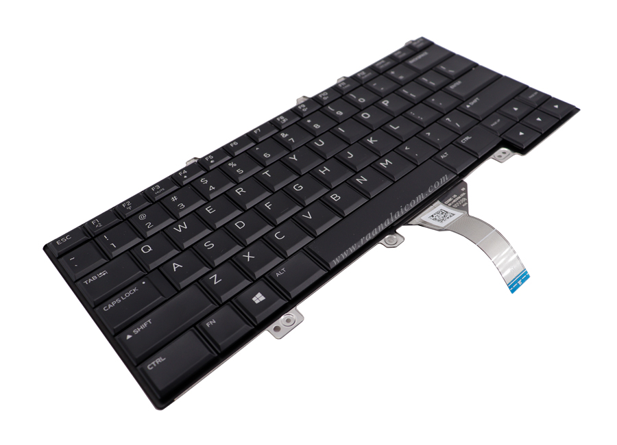 คีย์บอร์ด Dell Alienware 15 R3 แป้นอังกฤษ มีไฟ ลดราคาพิเศษ Keyboard Alienware 15 R3 Eng Backlit Keyboard Dell Alienware 15 R3