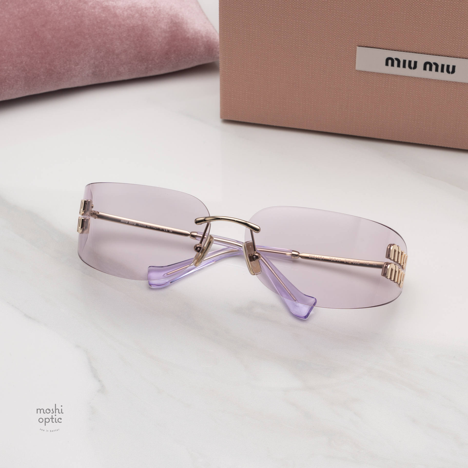 แว่นกันแดด Miu Miu MUA51S ZVN90O สำเนา