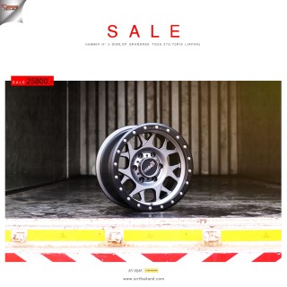 PROMOTION HAMMER OFF ROAD ขอบ16 ทถกลาย จับคู่ยาง BF ชุด 39800 บาท