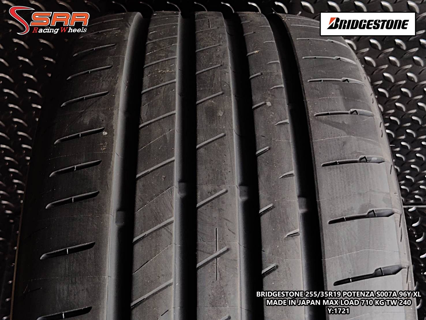 BRIDGESTONE 255/35R19 S007A ปี2021 ราคาถูก