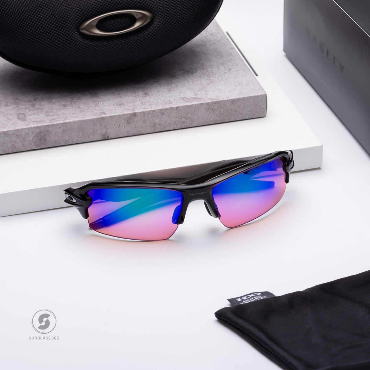 Oakley OO9271-09 Flak 2.0 (A) Polished Black Prizm Golf