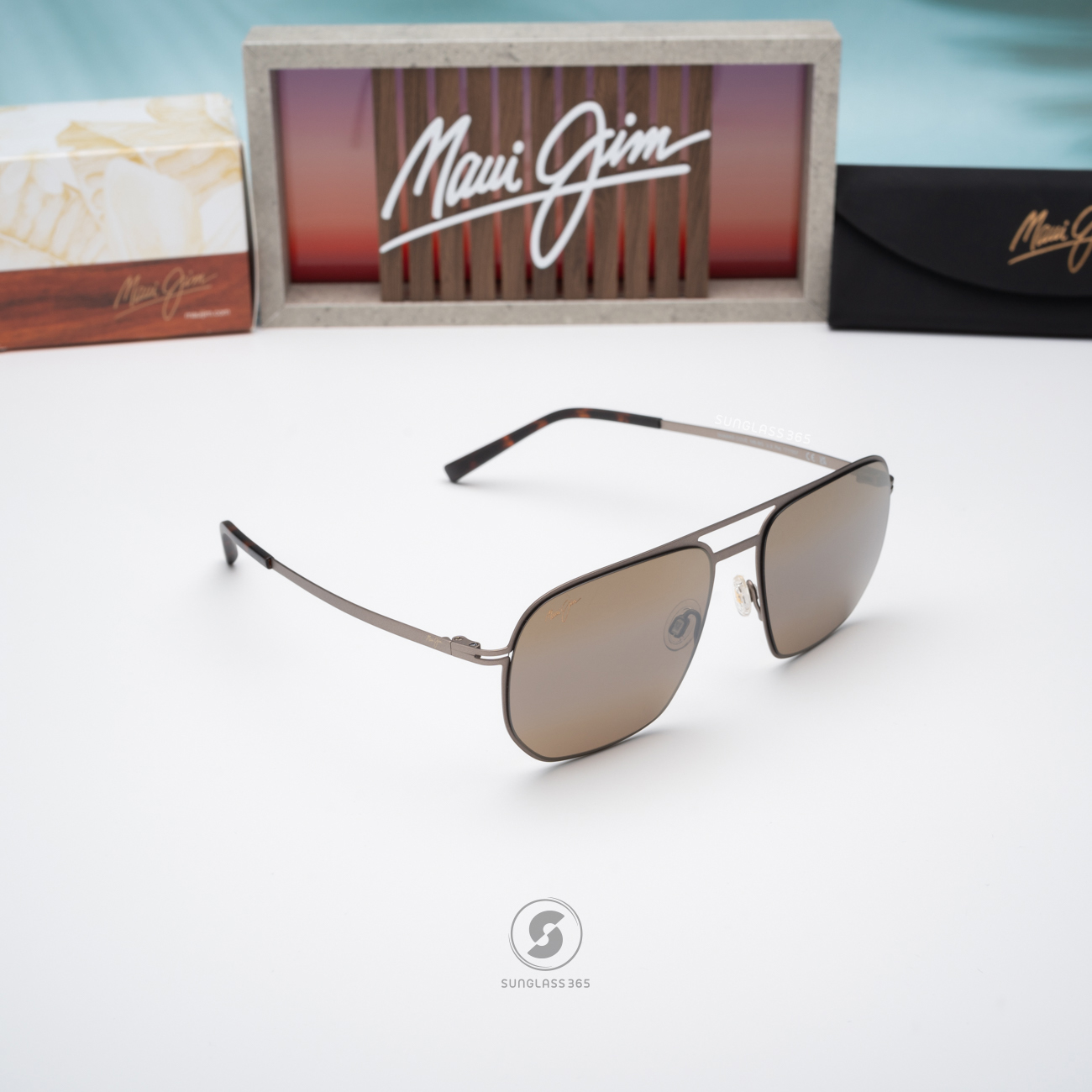 แว่นกันแดด Maui Jim SHARK'S COVE MJ H605 01 HCL Bronze